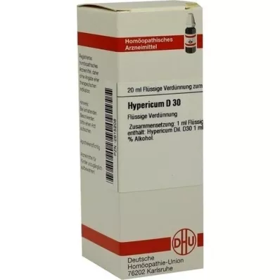 HYPERICUM D 30 αραίωση, 20 ml