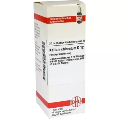 KALIUM CHLORATUM D 12 αραίωση, 20 ml