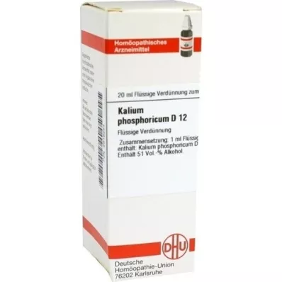 KALIUM PHOSPHORICUM D 12 αραίωση, 20 ml