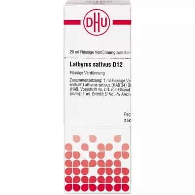 LATHYRUS SATIVUS D 12 αραίωση, 20 ml