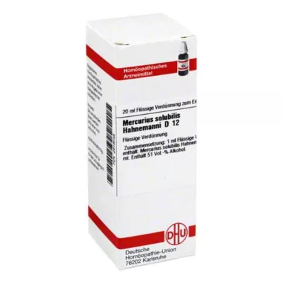 MERCURIUS SOLUBILIS Hahnemanni D 12 αραίωση, 20 ml
