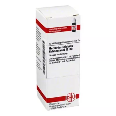 MERCURIUS SOLUBILIS Hahnemanni D 30 αραίωση, 20 ml