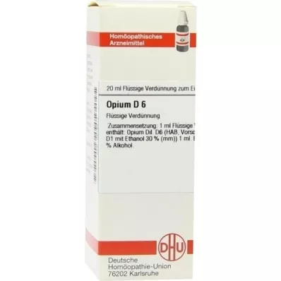 OPIUM Αραίωση D 6, 20 ml