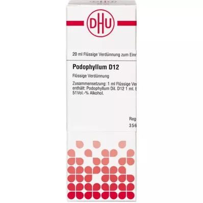 PODOPHYLLUM D 12 αραίωση, 20 ml