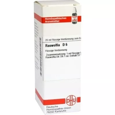 RAUWOLFIA Αραίωση D 6, 20 ml