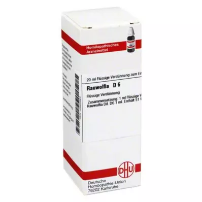 RAUWOLFIA Αραίωση D 6, 20 ml