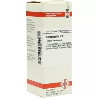 SARSAPARILLA Αραίωση D 2, 20 ml