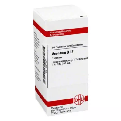 ACONITUM D 12 δισκία, 80 κάψουλες