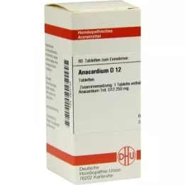 ANACARDIUM D 12 δισκία, 80 κάψουλες