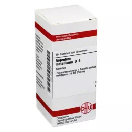 ARGENTUM METALLICUM D 6 δισκία, 80 κάψουλες