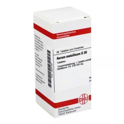 AURUM METALLICUM D 30 δισκία, 80 κάψουλες AURUM METALLICUM D 30 δισκία, 80 κάψουλες