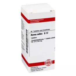 AVENA SATIVA D 12 δισκία, 80 κάψουλες
