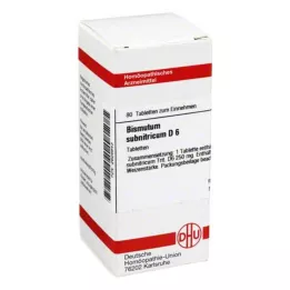 BISMUTUM SUBNITRICUM D 6 δισκία, 80 κάψουλες