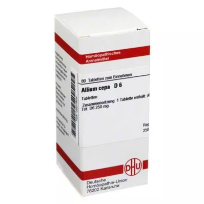 ALLIUM CEPA D 6 δισκία, 80 κάψουλες
