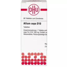 ALLIUM CEPA D 10 δισκία, 80 κάψουλες