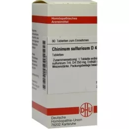 CHININUM SULFURICUM D 4 δισκία, 80 κάψουλες