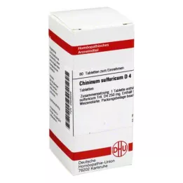 CHININUM SULFURICUM D 4 δισκία, 80 κάψουλες