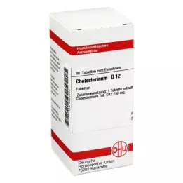 CHOLESTERINUM D 12 δισκία, 80 κάψουλες