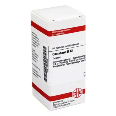CINNABARIS D 12 δισκία, 80 κάψουλες