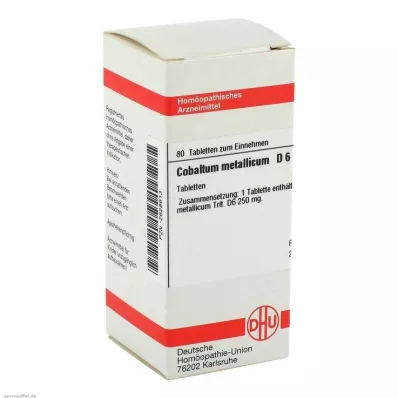 COBALTUM METALLICUM D 6 δισκία, 80 κάψουλες