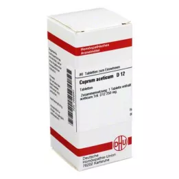 CUPRUM ACETICUM D 12 δισκία, 80 κάψουλες