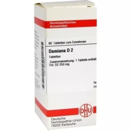 DAMIANA D 2 δισκία, 80 κάψουλες