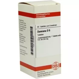 DAMIANA D 6 δισκία, 80 κάψουλες