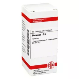 DAMIANA D 6 δισκία, 80 κάψουλες