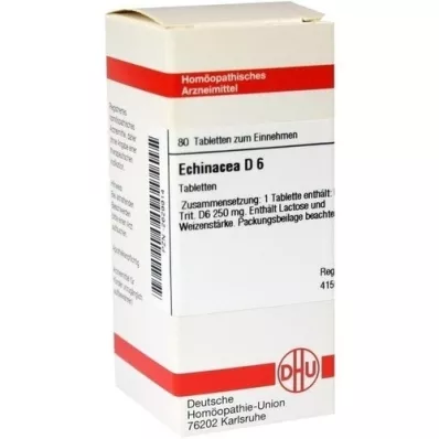 ECHINACEA HAB D 6 δισκία, 80 κάψουλες