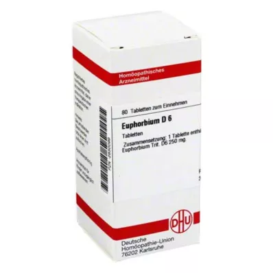 EUPHORBIUM D 6 δισκία, 80 κάψουλες