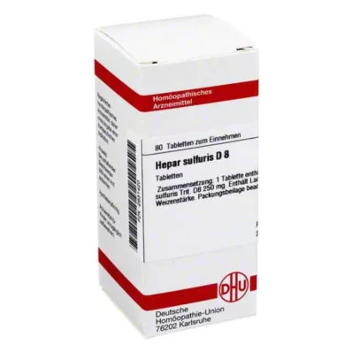 HEPAR SULFURIS D 8 δισκία, 80 κάψουλες