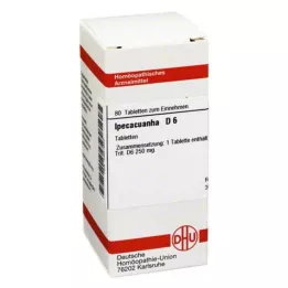 IPECACUANHA D 6 δισκία, 80 κάψουλες
