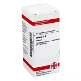 JODUM D 6 δισκία, 80 κάψουλες