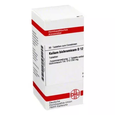 KALIUM BICHROMICUM D 12 δισκία, 80 κάψουλες