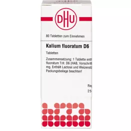 KALIUM FLUORATUM D 6 δισκία, 80 κάψουλες