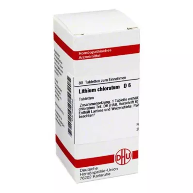 LITHIUM CHLORATUM D 6 δισκία, 80 κάψουλες
