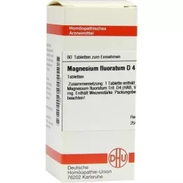 MAGNESIUM FLUORATUM D 4 δισκία, 80 κάψουλες