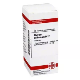 NATRIUM SULFURICUM D 12 δισκία, 80 κάψουλες