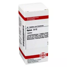 OPIUM D 12 δισκία, 80 κάψουλες