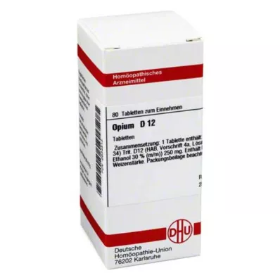 OPIUM D 12 δισκία, 80 κάψουλες