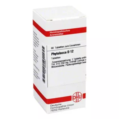 PHYTOLACCA D 12 δισκία, 80 κάψουλες