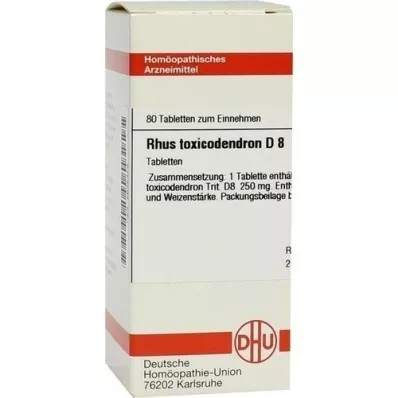 RHUS TOXICODENDRON D 8 δισκία, 80 κάψουλες