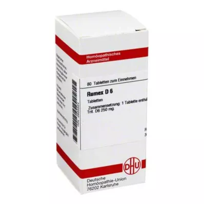 RUMEX D 6 δισκία, 80 κάψουλες