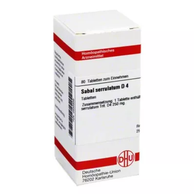 SABAL SERRULATUM D 4 δισκία, 80 κάψουλες