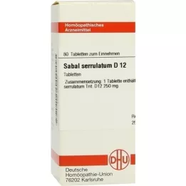 SABAL SERRULATUM D 12 δισκία, 80 κάψουλες