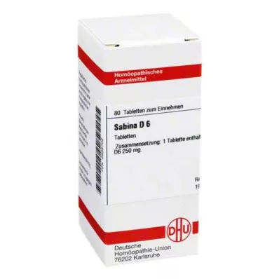 SABINA D 6 δισκία, 80 κάψουλες