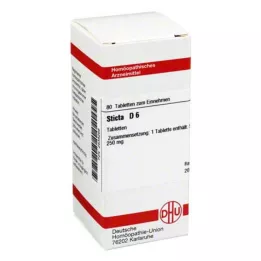 STICTA D 6 δισκία, 80 κάψουλες