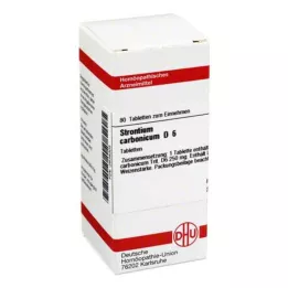 STRONTIUM CARBONICUM D 6 δισκία, 80 κάψουλες