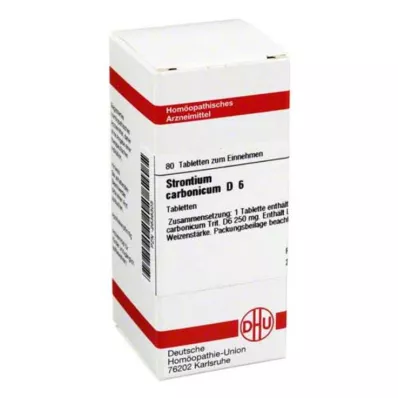 STRONTIUM CARBONICUM D 6 δισκία, 80 κάψουλες STRONTIUM CARBONICUM D 6 δισκία, 80 κάψουλες