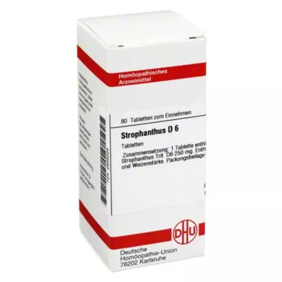 STROPHANTHUS D 6 δισκία, 80 κάψουλες